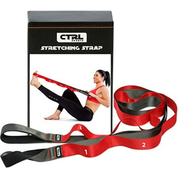 Stretching Strap with Handle & Loops Yoga Strap Yoga Accessories Gym Fitness 